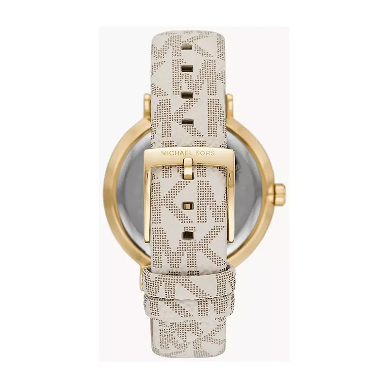 Michael Kors Addyson White PVC Ladies Watch- MK2946